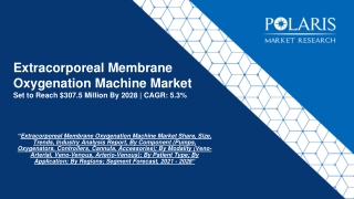 Extracorporeal Membrane Oxygenation Machine Market