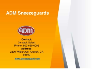 Where To Use Acrylic Sneeze Guard | ADM Sneezeguards