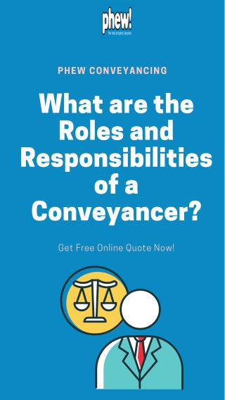What are the Roles and Responsibilities of a Conveyancer