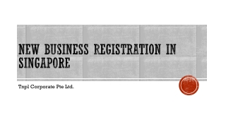 New Company Registration in Singapore