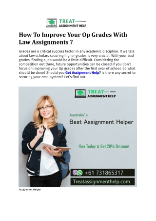 How To Improve Your Op Grades With Law