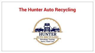 You Have Car For Scrap in Newcastle Then Call Hunter Auto Recycling