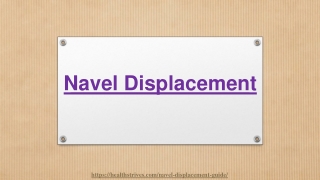 Treatment Of Navel Displacement With Home Cures