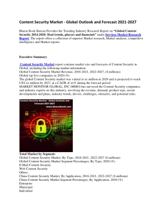 Content Security Market - Global Outlook and Forecast 2021-2027-converted