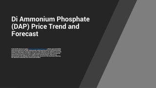 Sodium Benzoate Price Trend and Forecast