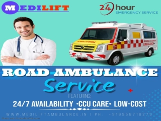 Crisis Patient Transfer by Medilift Ambulance Service in Patna and Katihar