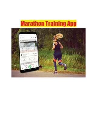 Marathon Training App