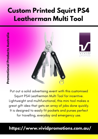 Promotional Squirt PS4 Leatherman Multi Tool - Vivid Promotions