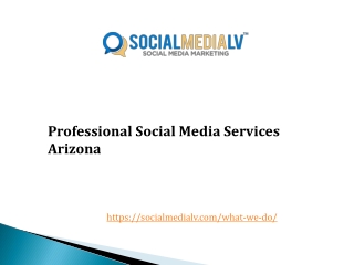 Best Social Media Services Arizona