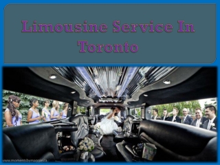 Limousine Service In Toronto