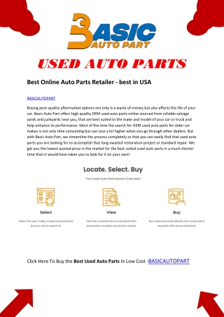 USED AUTO PARTS