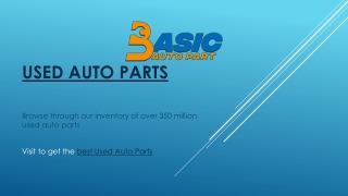 Used Auto Parts