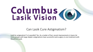 Can Lasik Cure Astigmatism