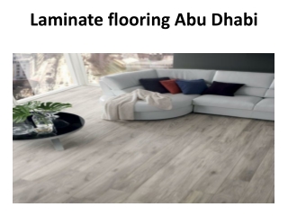 Laminate flooring Abu Dhabi