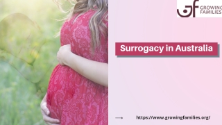 Surrogacy in Australia
