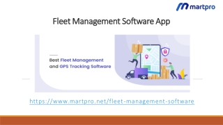 Fleet Management Software App