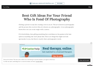 Best Gift Ideas For Your Friend Who Is Fond Of Photography