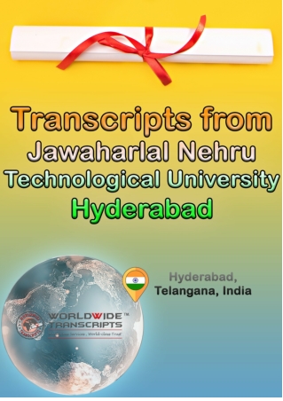 Procedure to get transcripts from JNTU hyderabad?