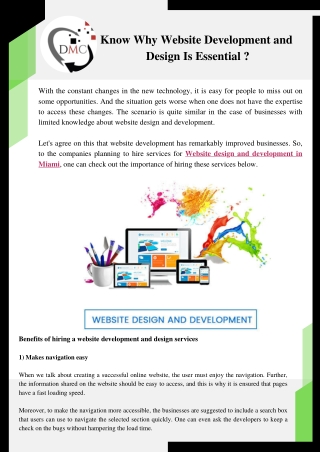 Website Design and Development in Miami | Digital Marketing Concepts