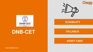 Diplomate Of National Board Centralized Entrance Test (DNBCET)