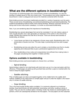 Best Document Binding Service in Irvine