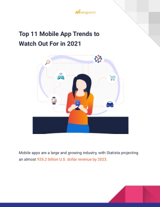 Top 11 Mobile App Trends to Watch Out For in 2021