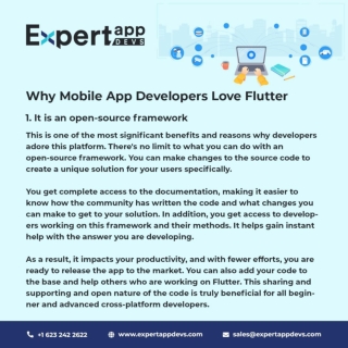 Why Mobile App Developers Love Flutter