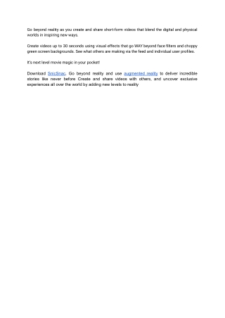 Virtual reality app