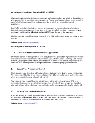 mba admissions 2022