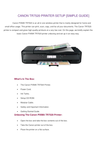 CANON TR7520 PRINTER SETUP [SIMPLE GUIDE]-pdf-converted