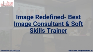 Image Redefined- Best Image Consultant & Soft Skills Trainer