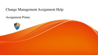 Change Management Assignment Help