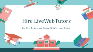Assignment Editing Help Services
