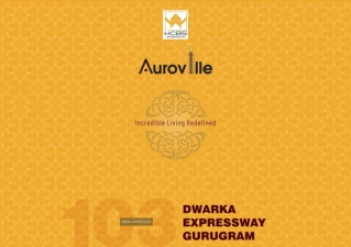 HCBS Auroville Sector 103 Gurgaon