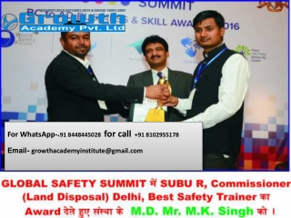 Get Enroll in Safety Management Course in Siwan by Growth Academy at Reasonable Fees