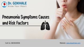 Pneumonia Symptoms Causes and Risk Factors | Dr Gokhale