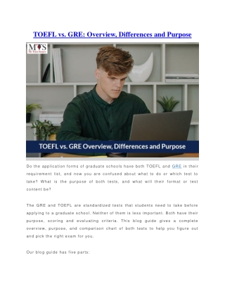 TOEFL vs. GRE