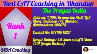 Best CAT Coaching in Bhandup