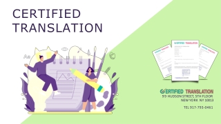 Certified Translation