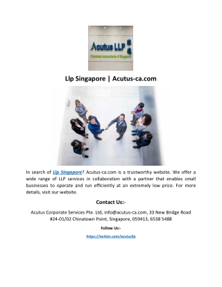 Llp Singapore | Acutus-ca.com