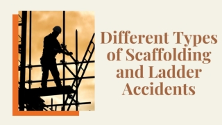 Different Types of Scaffolding and Ladder Accidents