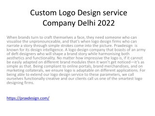 Custom Logo Design service Company Delhi 2022