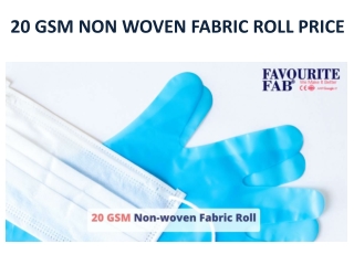 20 GSM NON WOVEN FABRIC ROLL PRICE IN INDIA