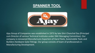 Spanner Tool