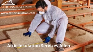 Attic Insulation Services Allen