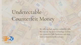 Undetectable Counterfeit Money