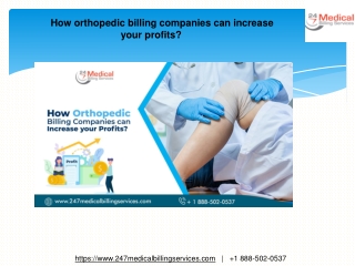 How orthopedic billing companies can increase your profits