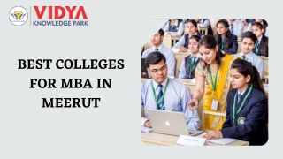 Best MBA Colleges in Uttar Pradesh | Best MBA School