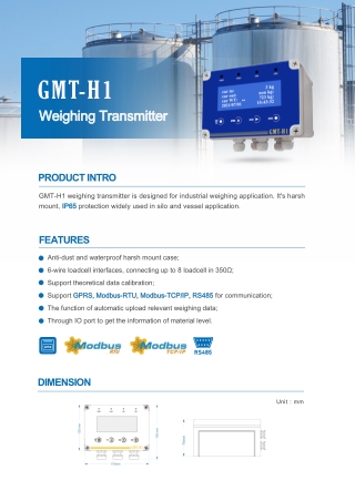 weighing transmitter