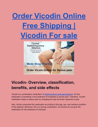 Order Vicodin Online Free Shipping | Vicodin For sale